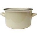 Puodas emaliowany 18 cm 2,6 l kreminė EMALIA OLKUSZ Puodas emaliowany 18 cm 2,6 l kreminė EMALIA OLKUSZ