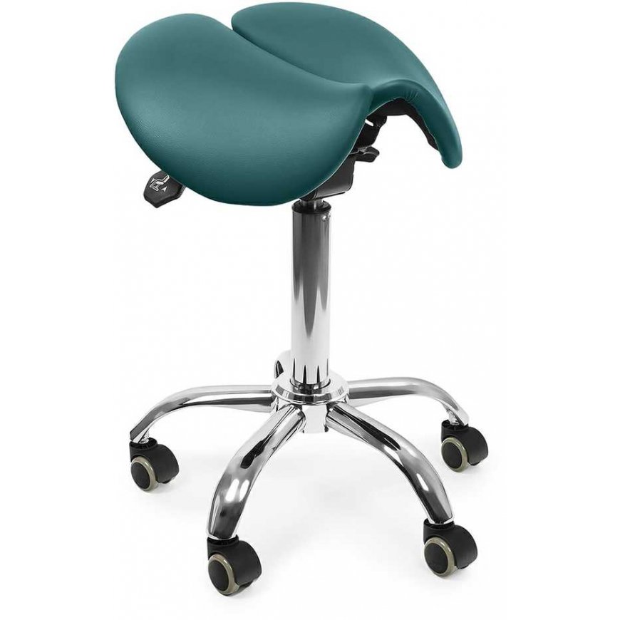 Spacetronik Ergonomic adjustable stool SELLA blue