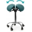 Spacetronik Ergonomic adjustable stool SELLA blue Spacetronik Ergonomic adjustable stool SELLA blue