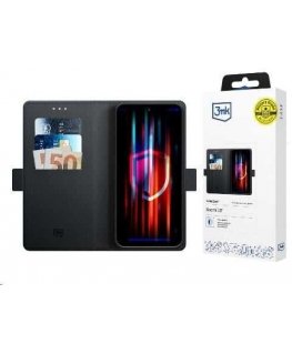 Case 3MK Wallet Case Sam A14 4G black/black