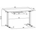 Spacetronik Moris 124BM 100x60 electric table Spacetronik Moris 124BM 100x60 electric table