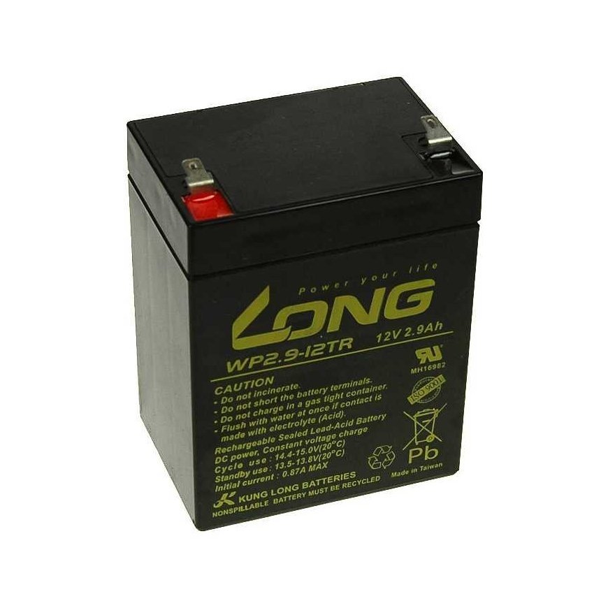 Avacom LONG 12V 2.9AH lead-acid battery F1 (WP2.9-12TR)