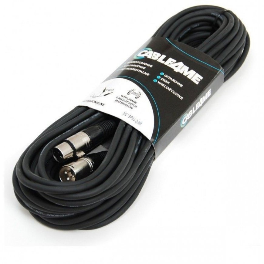 CABLE4ME Cable DMX Cable 3pin 20m for Lights – 2