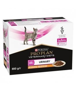 PURINA Pro Plan Veterinary Diets UR St/Ox Urinary Chicken - wet cat food - 10x85 g