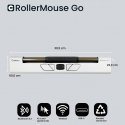 Contour Design RollerMouse Go + RollerMouse Go Dock pele Birojs Abām rokām RF Wireless + Bluetooth +