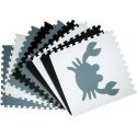Dėlionė Duża mata podłogowa edukacyjna 180x180 Grube puzzle piankowe XXL 9 vnt. Humbi Zwierzęta morskie wodne Ocean Dėlionė Duża mata podłogowa edukacyjna 180x180 Grube puzzle piankowe XXL 9 vnt. Humbi Zwierzęta morskie wodne Ocean