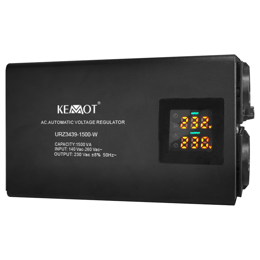 KEMOT SER-1500-W automatic voltage stabilizer, accuracy 8%