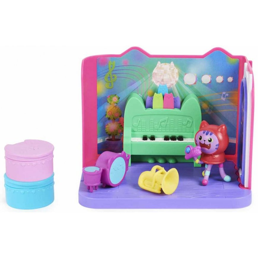 Koci Domek Gabi Pokój do domku komplektas muzyczny DJ Kocimiętka Catnip Gabby's Dollhouse – 2
