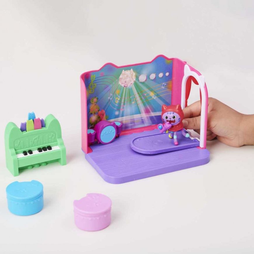 Koci Domek Gabi Pokój do domku kit muzyczny DJ Kocimiętka Catnip Gabby's Dollhouse – 4