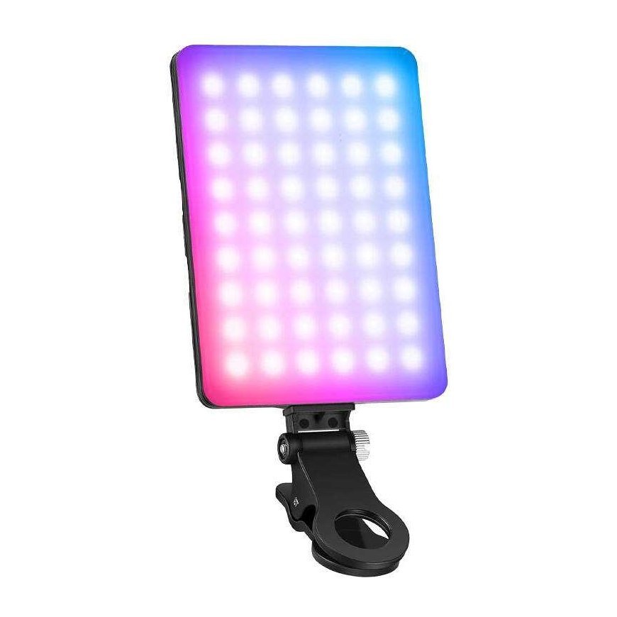 Neewer VL67C RGB LED 5W asmenukės šviestuvas – 4