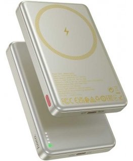 External battery Power Bank Hoco Q26A PD20W Magnetic 10000mAh gold