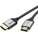 Cabletime Premium klasės kabelis HDMI - HDMI, 8K, UHD, 1m, 2.1 ver