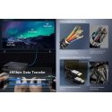 Cabletime Premium klasės kabelis HDMI - HDMI, 8K, UHD, 1m, 2.1 ver