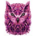 Beldizart Paint by numbers kit. P002 Owl (polygonal style) 40*50 Beldizart Paint by numbers kit. P002 Owl (polygonal style) 40*50