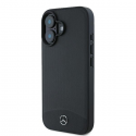 Case Mercedes MEHMP16S23RBARK iPhone 16 6.1" black/black hardcase Textured And Plain Leather MagSafe Case Mercedes MEHMP16S23RBARK iPhone 16 6.1" black/black hardcase Textured And Plain Leather MagSafe