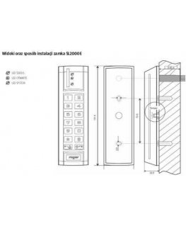 Astar CODE LOCK ROGER SL2000E