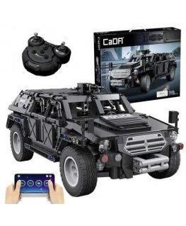 Klocki Konstrukcyjne CaDA Samochód Terenowy Zdalnie Sterowane Auto juoda autko RC Fierce Warrior SUV 561 dalys Dual Mode