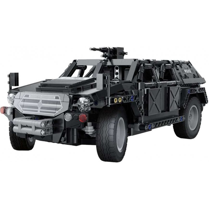 Klocki Konstrukcyjne CaDA Samochód Terenowy Zdalnie Sterowane Auto juoda autko RC Fierce Warrior SUV 561 dalys Dual Mode – 3