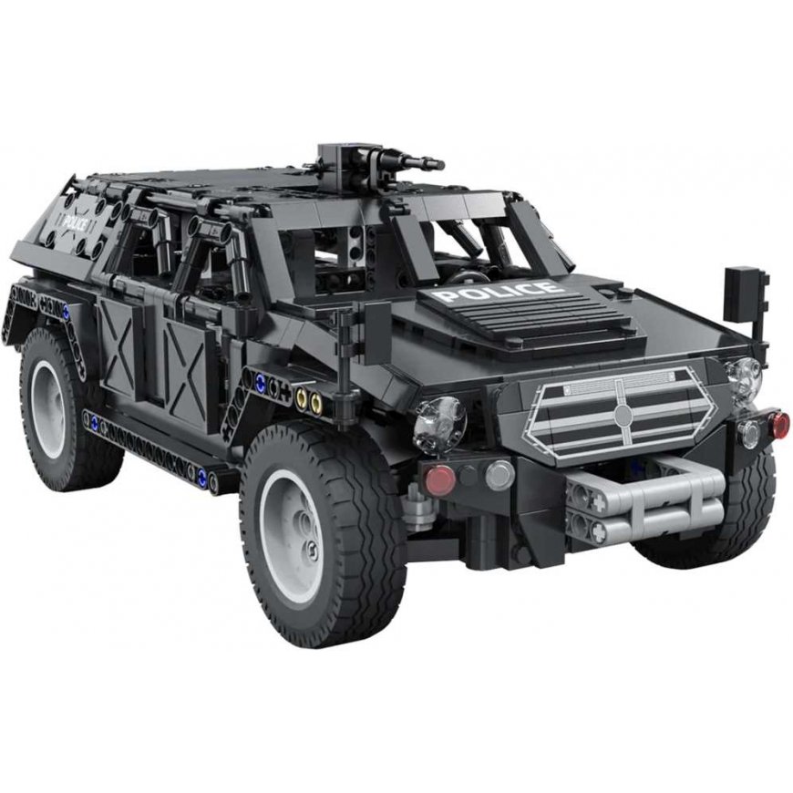 Klocki Konstrukcyjne CaDA Samochód Terenowy Zdalnie Sterowane Auto juoda autko RC Fierce Warrior SUV 561 dalys Dual Mode – 4