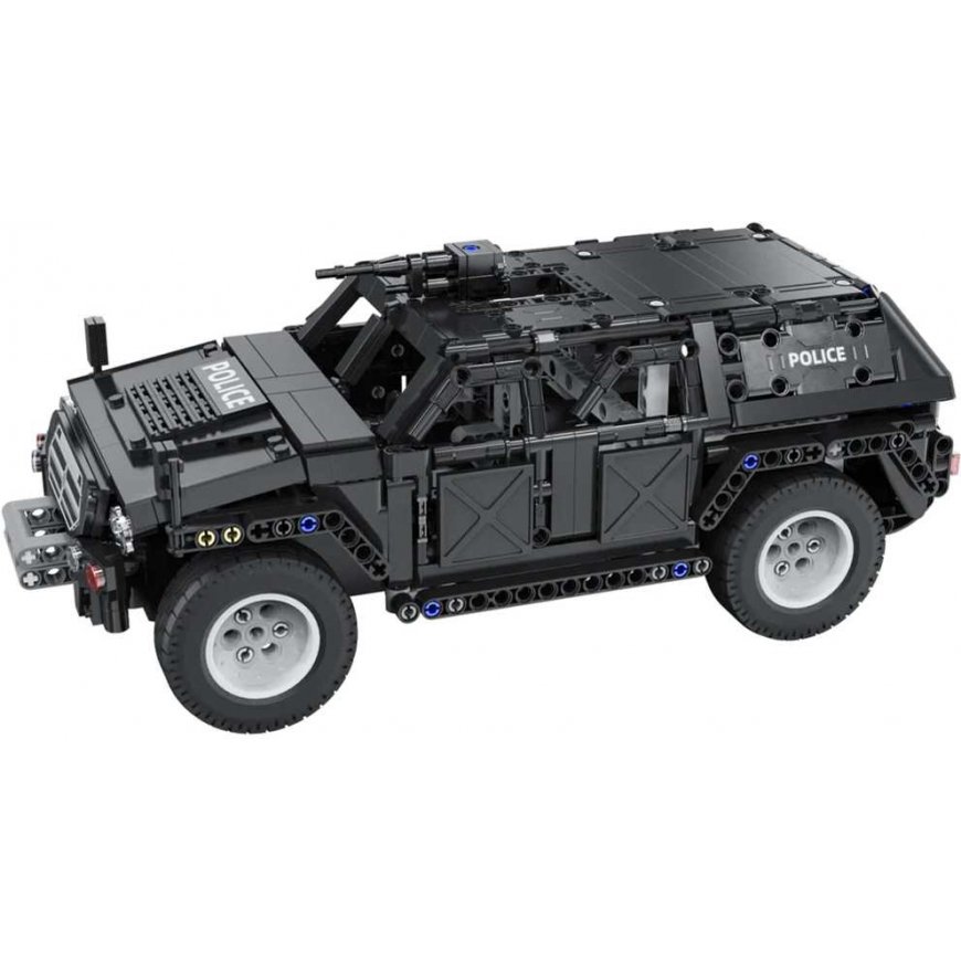 Klocki Konstrukcyjne CaDA Samochód Terenowy Zdalnie Sterowane Auto black autko RC Fierce Warrior SUV 561 parts Dual Mode – 5