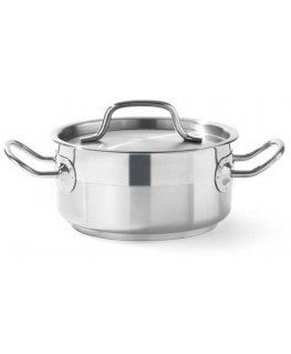 Puodas niski Profi Line su dangteliu 1,5 l śr. 160 x 75 h - Hendi 830000