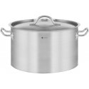 Royal Catering Cooking pot with lid, stainless steel, for induction cooker, 14 l Royal Catering Cooking pot with lid, stainless steel, for induction cooker, 14 l