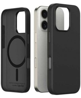 Case Araree etui Typoskin M iPhone 16 Pro 6.3" black/black AR20-02117A