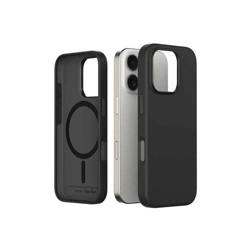 Case Araree etui Typoskin M iPhone 16 Pro 6.3" black/black AR20-02117A