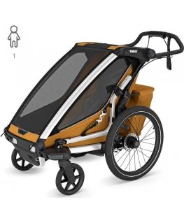 Thule Chariot Sport 2 - single seat bicycle trailer | G3 natural gold