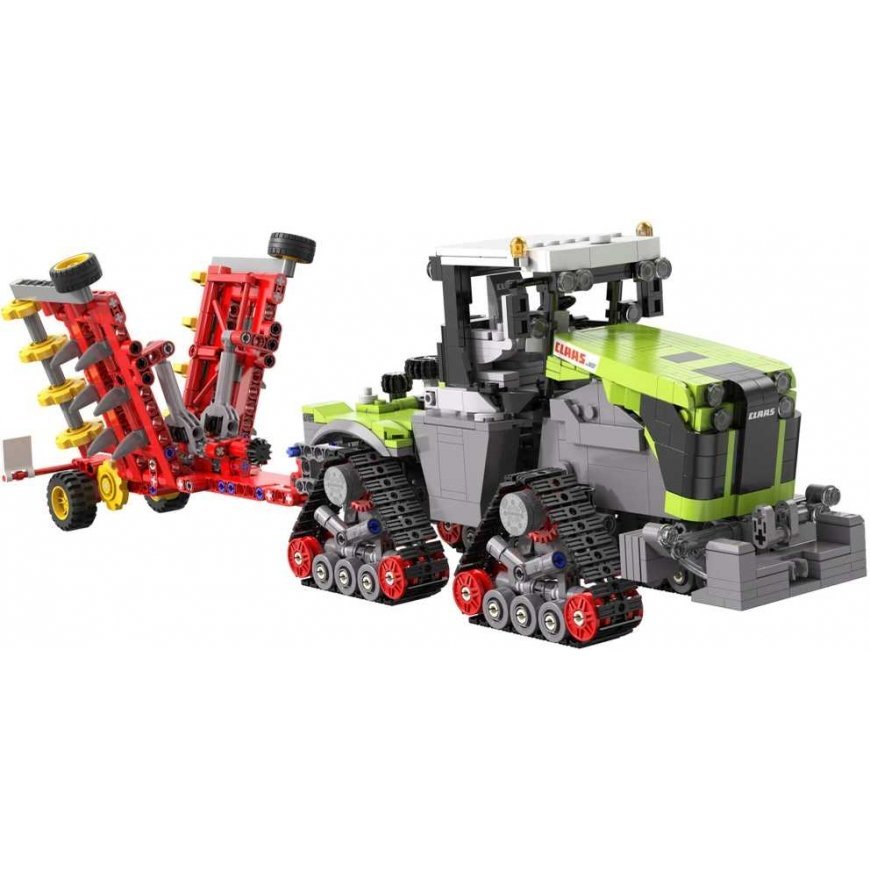 Klocki konstrukcyjne CaDA Duży Ciągnik rolniczy CLAAS XERION 5000 TRAC TS Chassis 1336 parts – 2