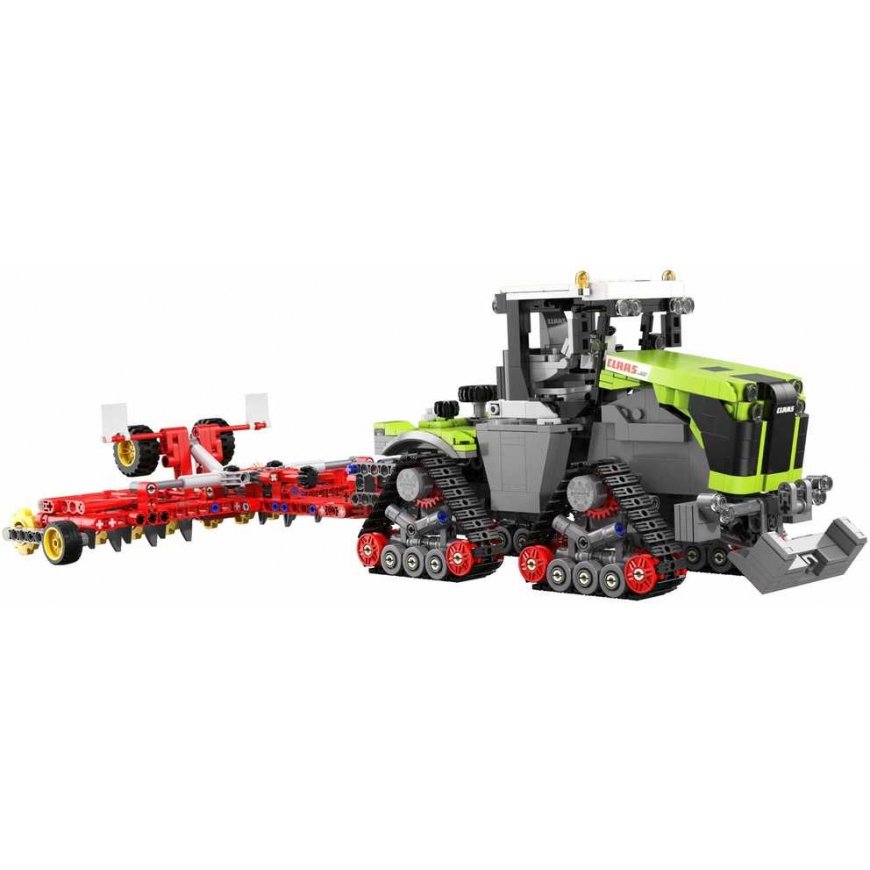 Klocki konstrukcyjne CaDA Duży Ciągnik rolniczy CLAAS XERION 5000 TRAC TS Važiuoklė 1336 dalys – 5