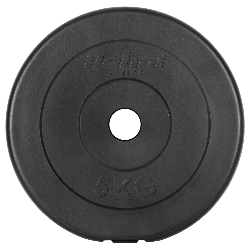 Set of bituminous weights 4x5kg, hole 31mm, classic plate, REBEL ACTIVE – 3