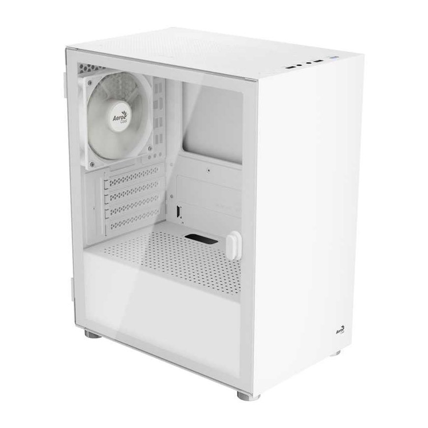 Aerocool CS-111-G-WT-v1 (white, Tempered Glass)