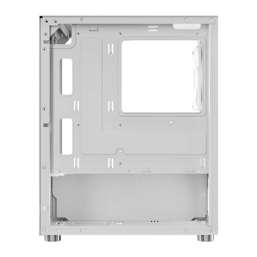 Aerocool CS-111-G-WT-v1 (baltas, Tempered Glass) – 5