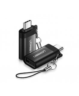 Ugreen 50283 kabelių lizdinio / kištukinio jungčių tipo keitiklis USB C USB A Juoda