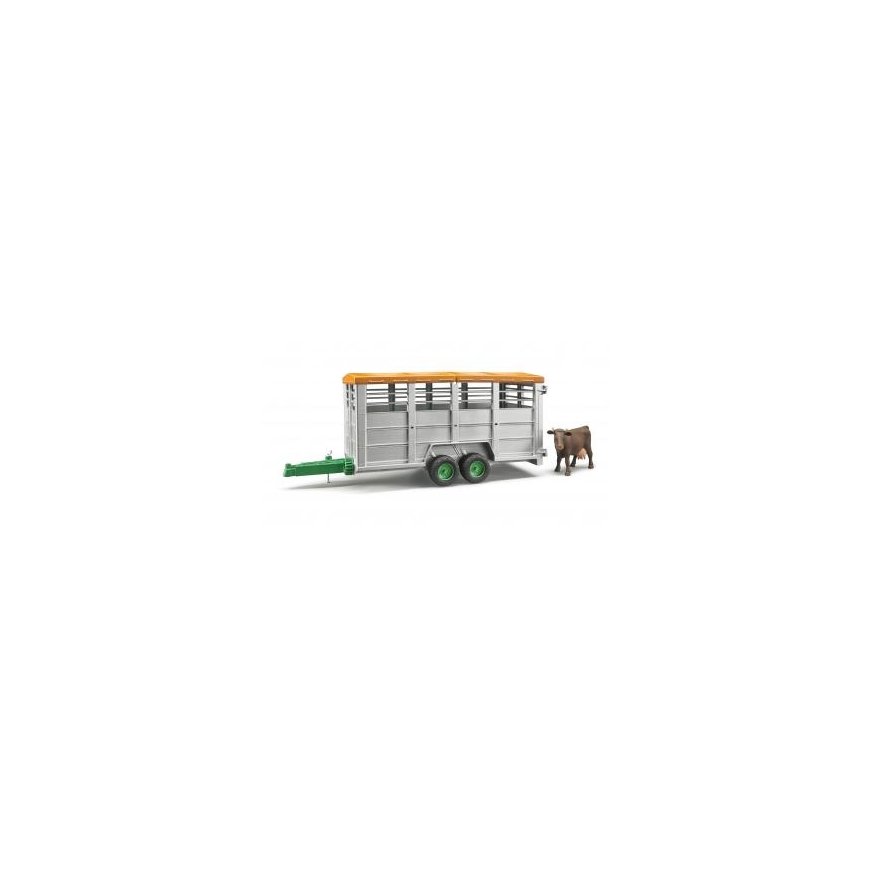 BRUDER Livestock trailer with 1 cow