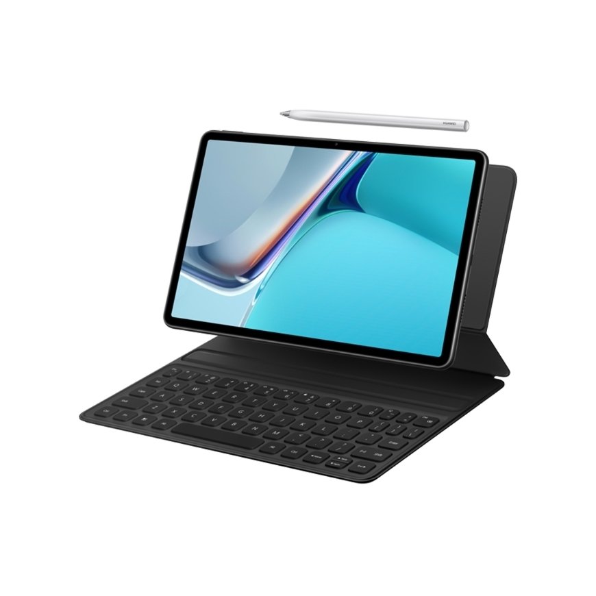 Huawei Smart Magnetic Keyboard QWERTY Anglų Smart Connector Pilka – 4