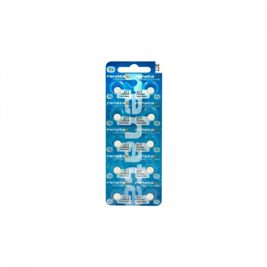 Renata 377 (SR626SW) batteries 10 pcs
