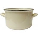 Puodas emaliowany 20 cm 3,6 l kreminė EMALIA OLKUSZ Puodas emaliowany 20 cm 3,6 l kreminė EMALIA OLKUSZ