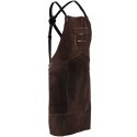 Stamos Germany Protective Leather Welding Apron, Size L - Brown Stamos Germany Protective Leather Welding Apron, Size L - Brown