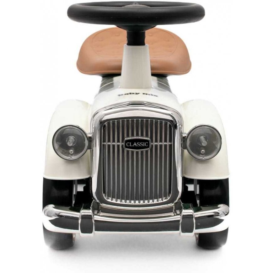 Baby Mix Retro - ride for children with horn | brownish yellow – 2