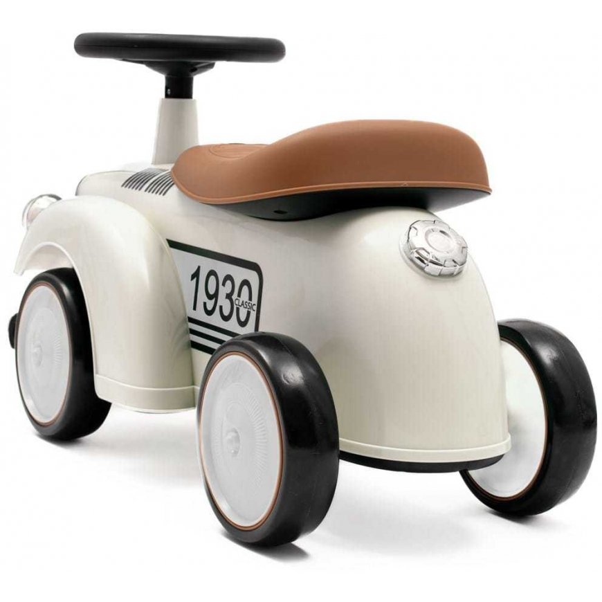 Baby Mix Retro - ride for children with horn | brownish yellow – 4