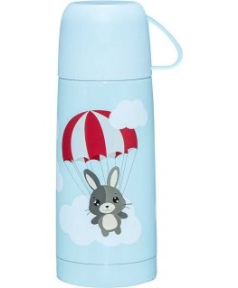 Thermos for children with Betty i Bunny cup 320 ml blue AMBITION JUNIOR