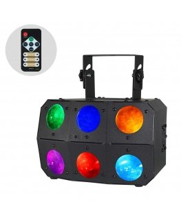 LIGHT4ME SIX EYE BEAM strong LED beam effect + REMOTE CONTROL
