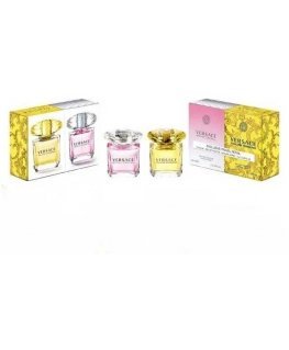 Versace Išskirtinis kelionių mažmeninės prekybos rinkinys Geltona Diamond tualetinio vandens purškiklis 30 ml + Bright Crystal t