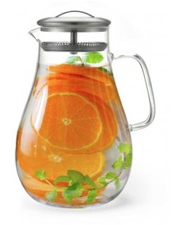 Fissman Jug for hot and cold drinks with filter 1800 ml (glass)