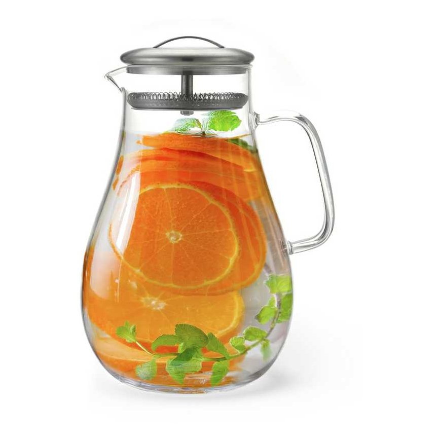 Fissman Jug for hot and cold drinks with filter 1800 ml (glass)