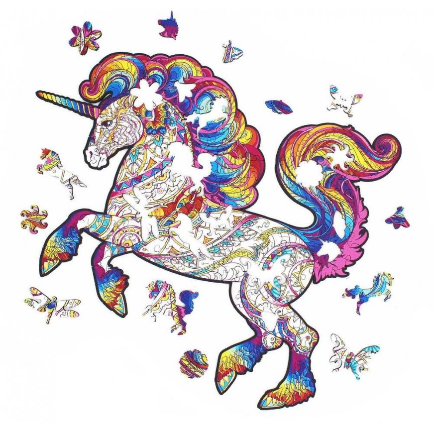 Fantasy Puzzles Unicorn Dėlionė Iš Medžio L Dydis (260 detalių) – 2
