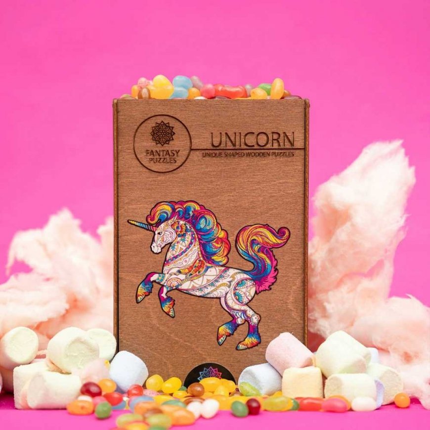 Fantasy Puzzles Unicorn Wooden Puzzle L Size (260 pieces) – 5