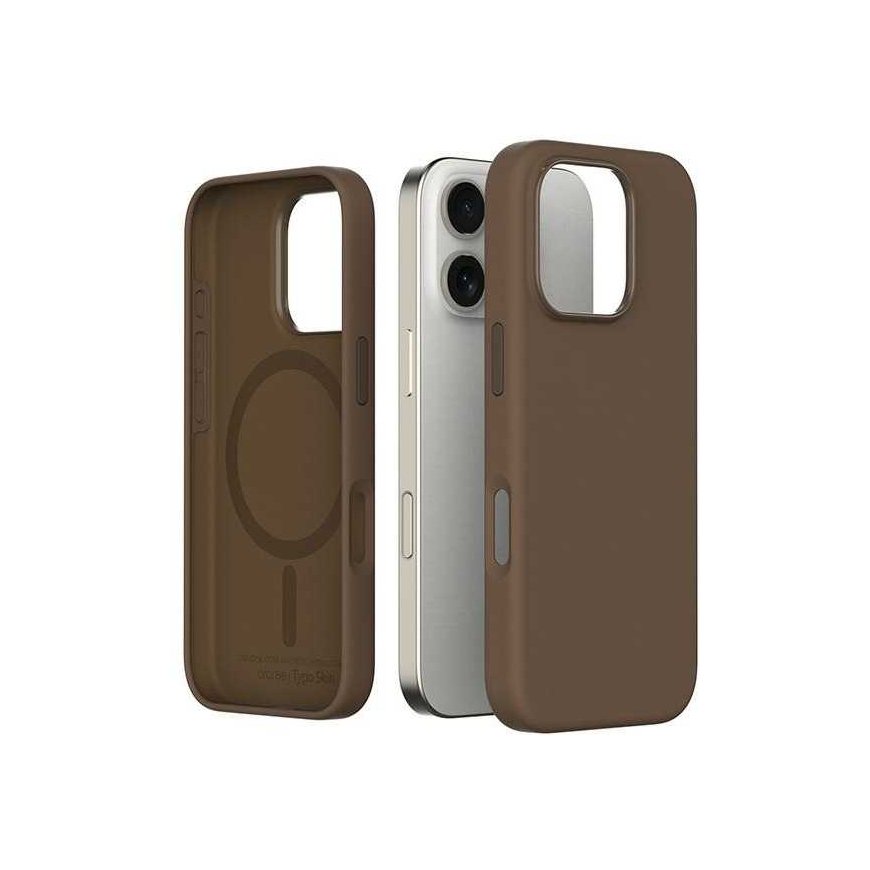 Case Araree etui Typoskin M iPhone 16 Pro 6.3" brown/golden brown AR20-02117C